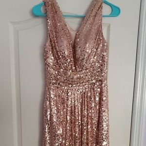 Rose Gold Sequence Dress